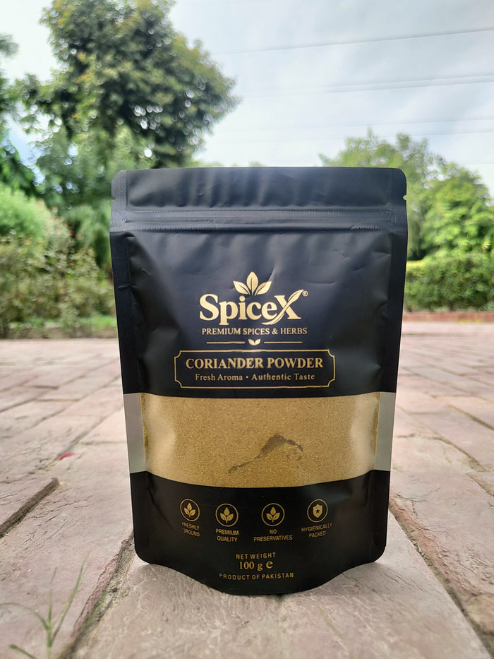 SpiceX Coriander Powder Dhania 100g and 250g pouch