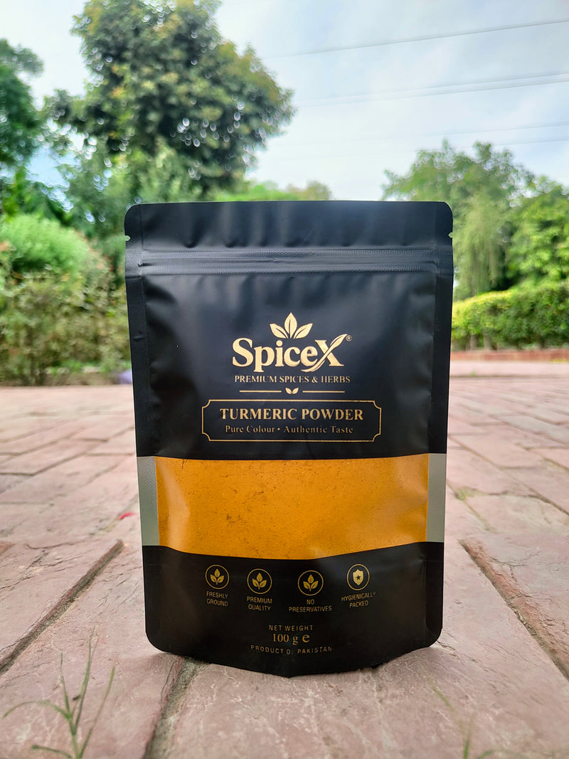 SpiceX Turmeric Powder Haldi 100g and 250g pouch